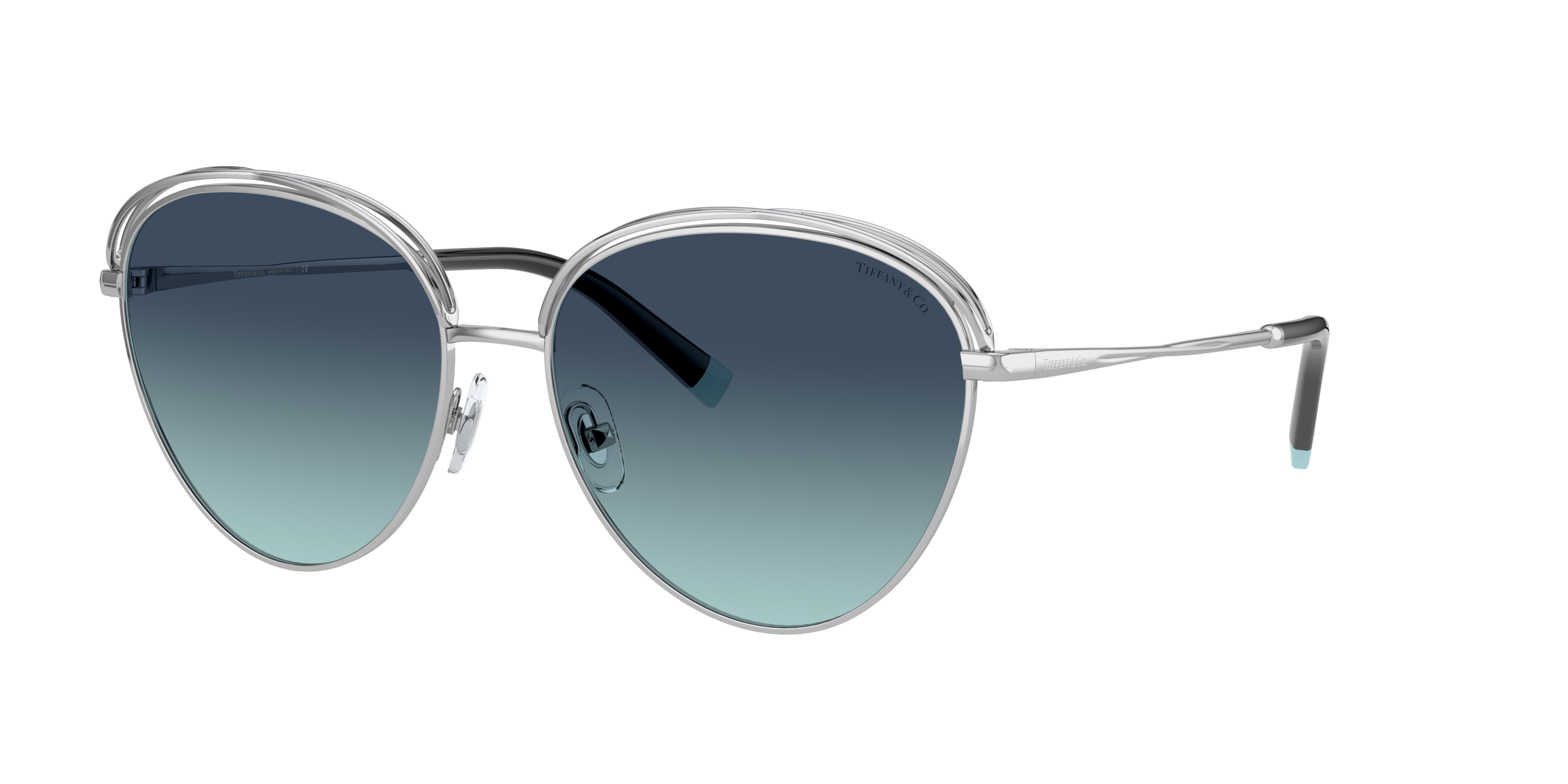 TF3075 Silver/Tiffany Blue Gradient