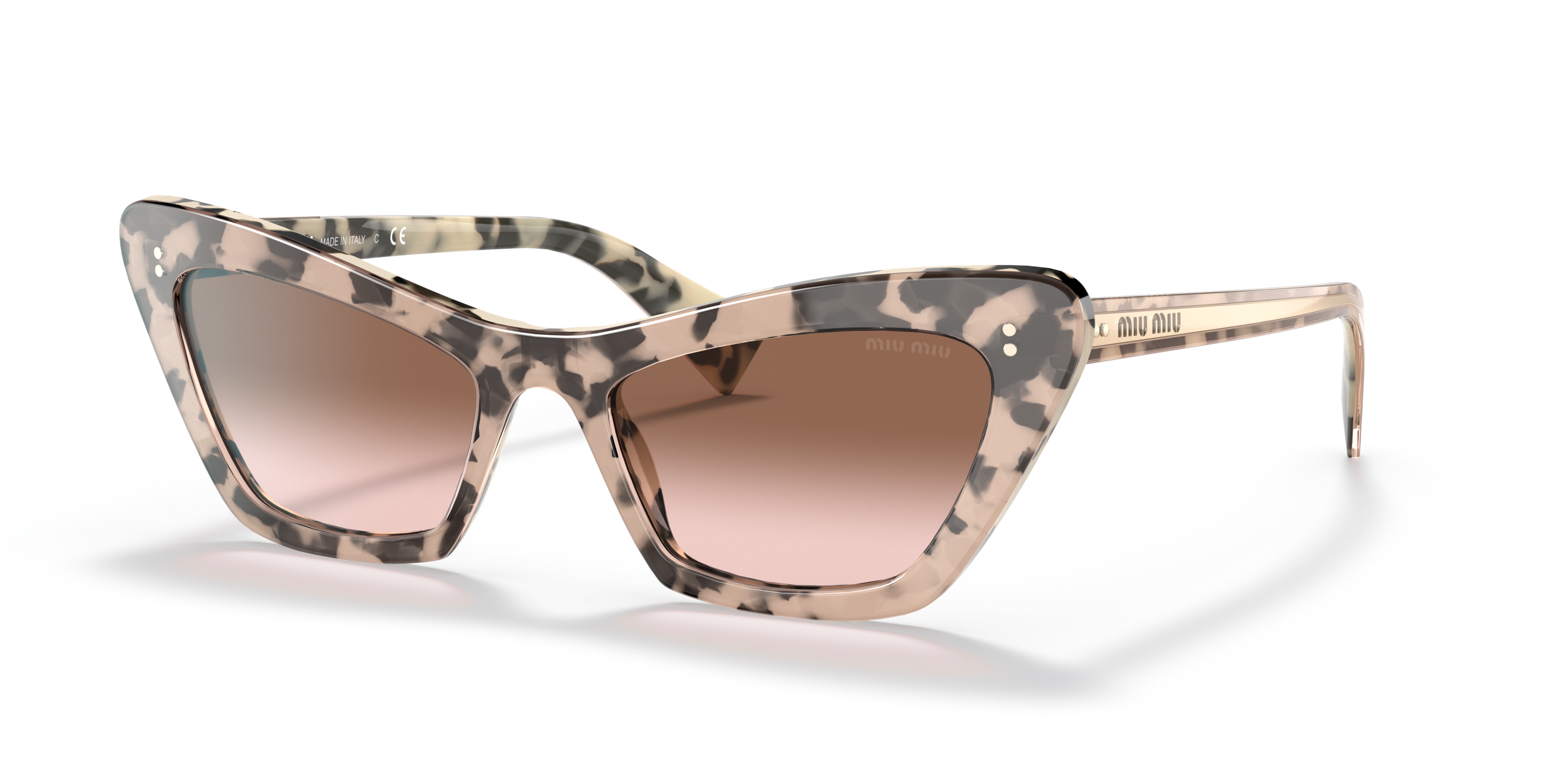 MU03XS Miu Miu Brown Gradient M