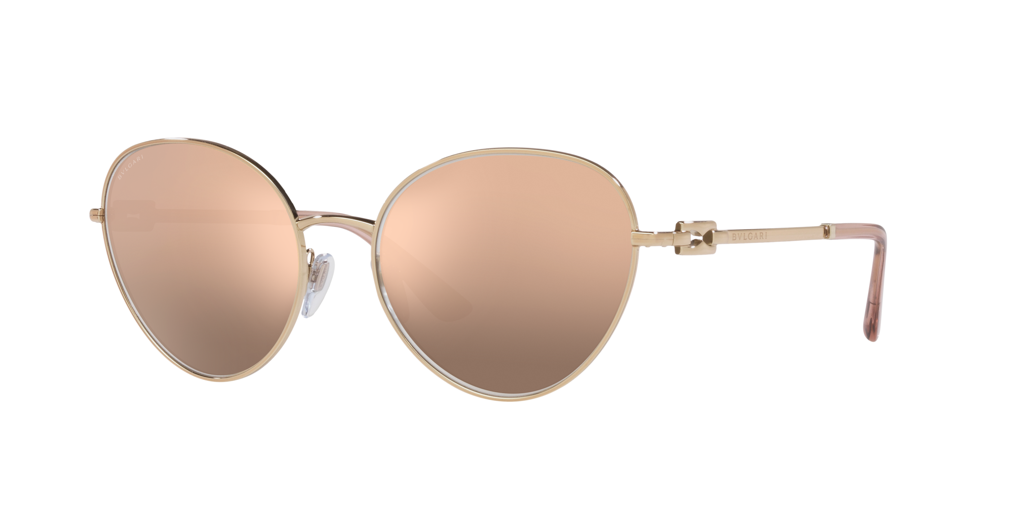 BV6174 Pink/Clear Mirror Real Rose Gold/Polarized