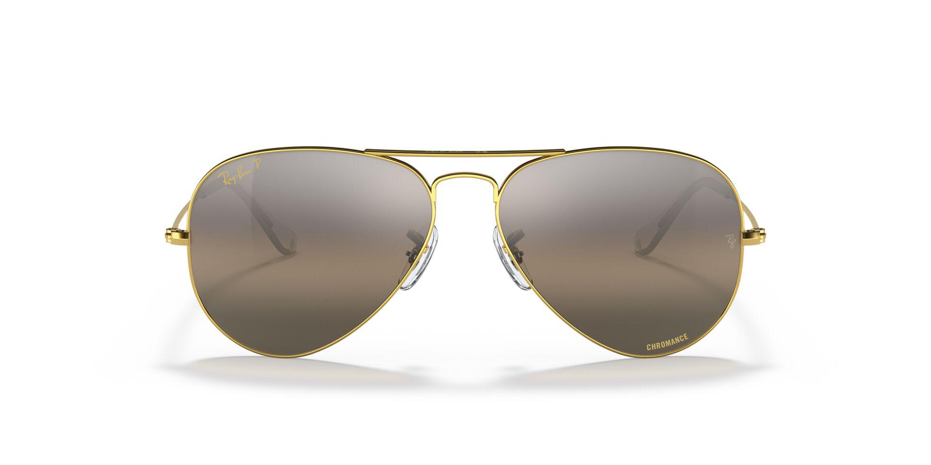 RB3025 Gold/Silver/Grey/Polarized XL