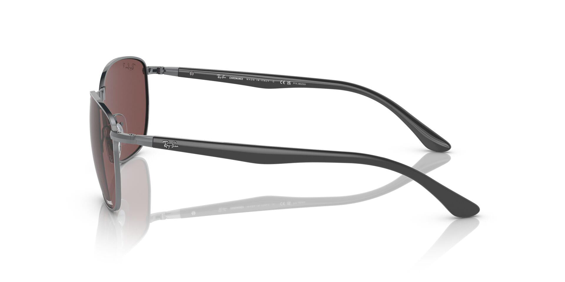 RB3702 Grey/Dark Violet/Polarized L