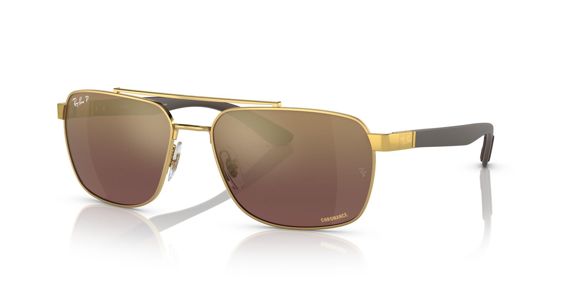 RB3701 Brown/Purple/Gold/Polarized XXL