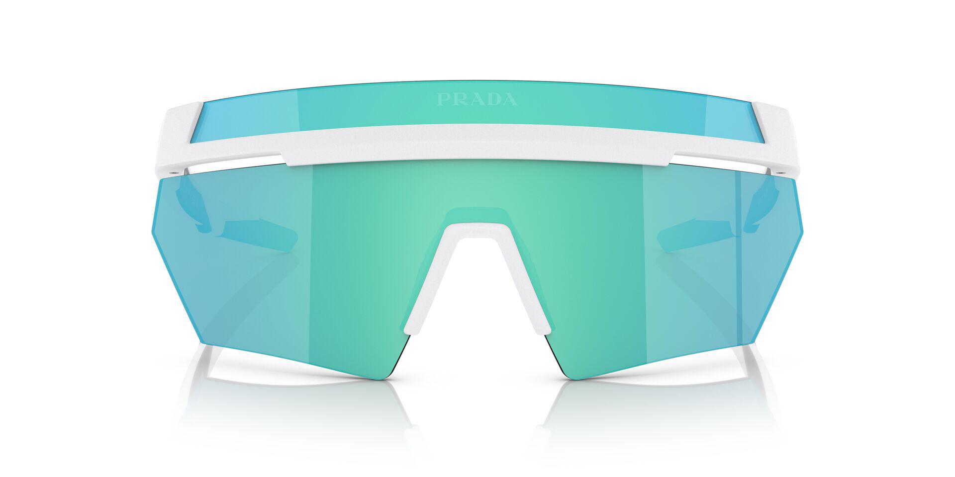 PS 01YS White/Light Green Mirror Blue L