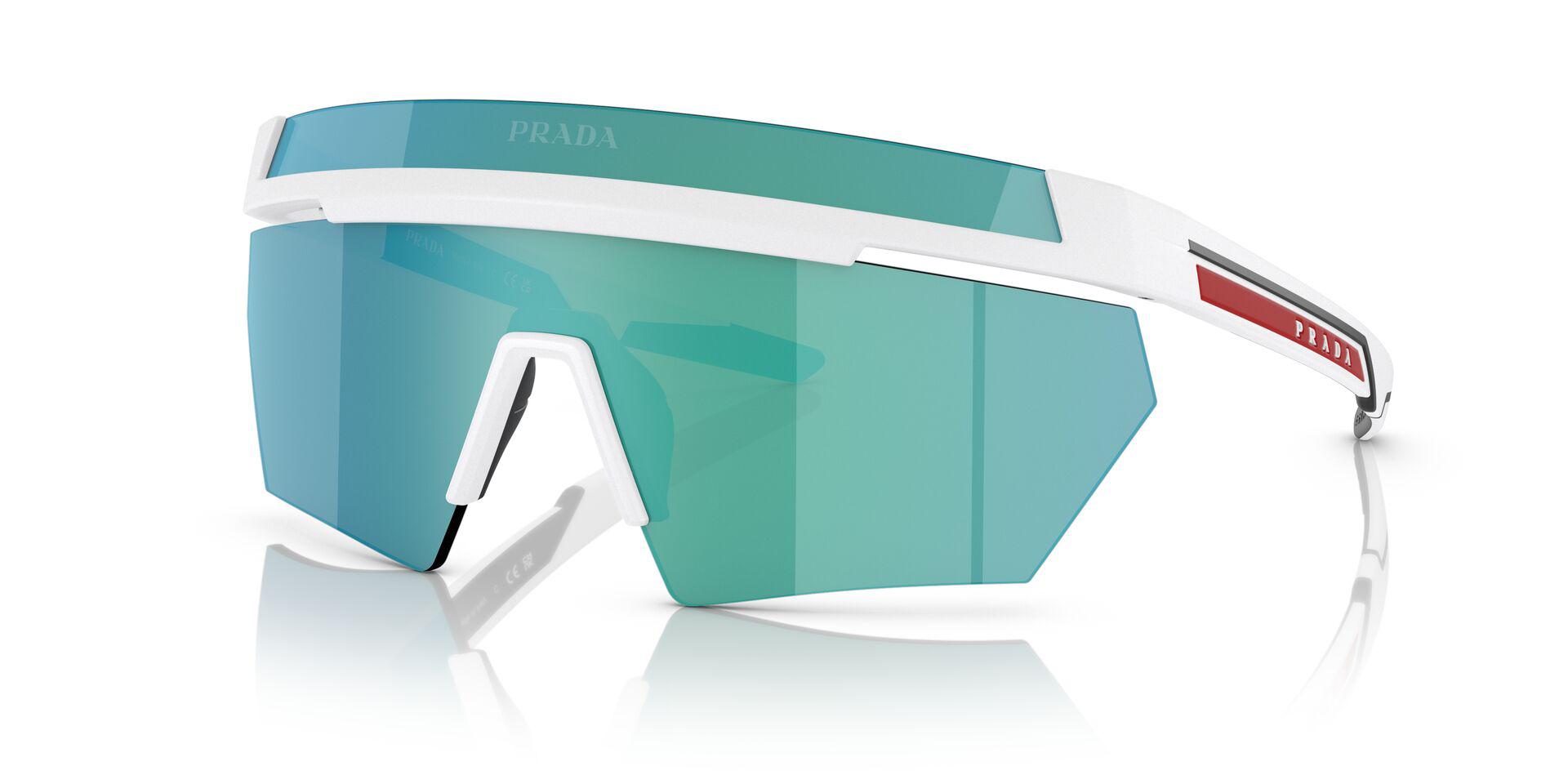 PS 01YS White/Light Green Mirror Blue L