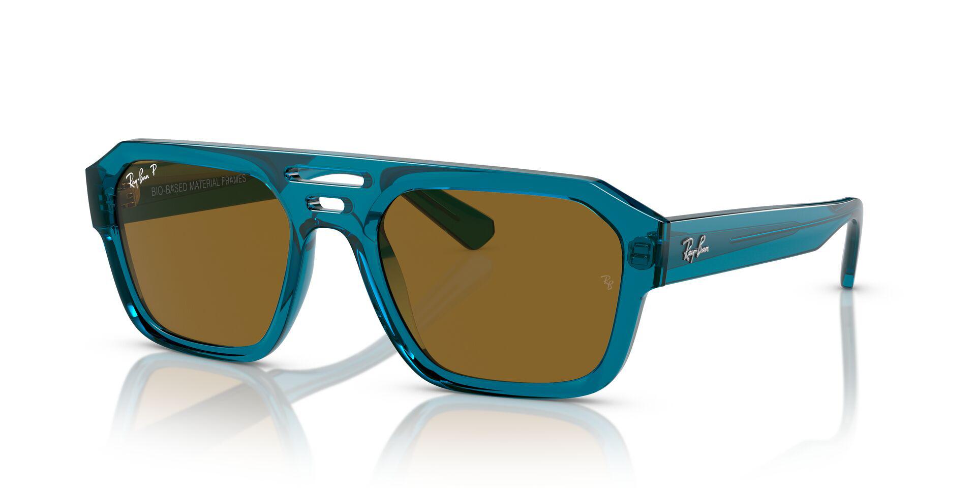 RB4397 Blue/Dark Brown/Polarized M