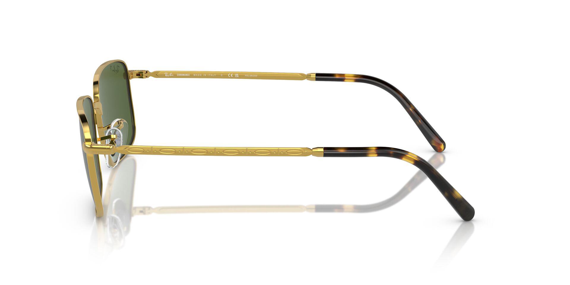 RB3717 Gold/Dark Green/Polarized XL