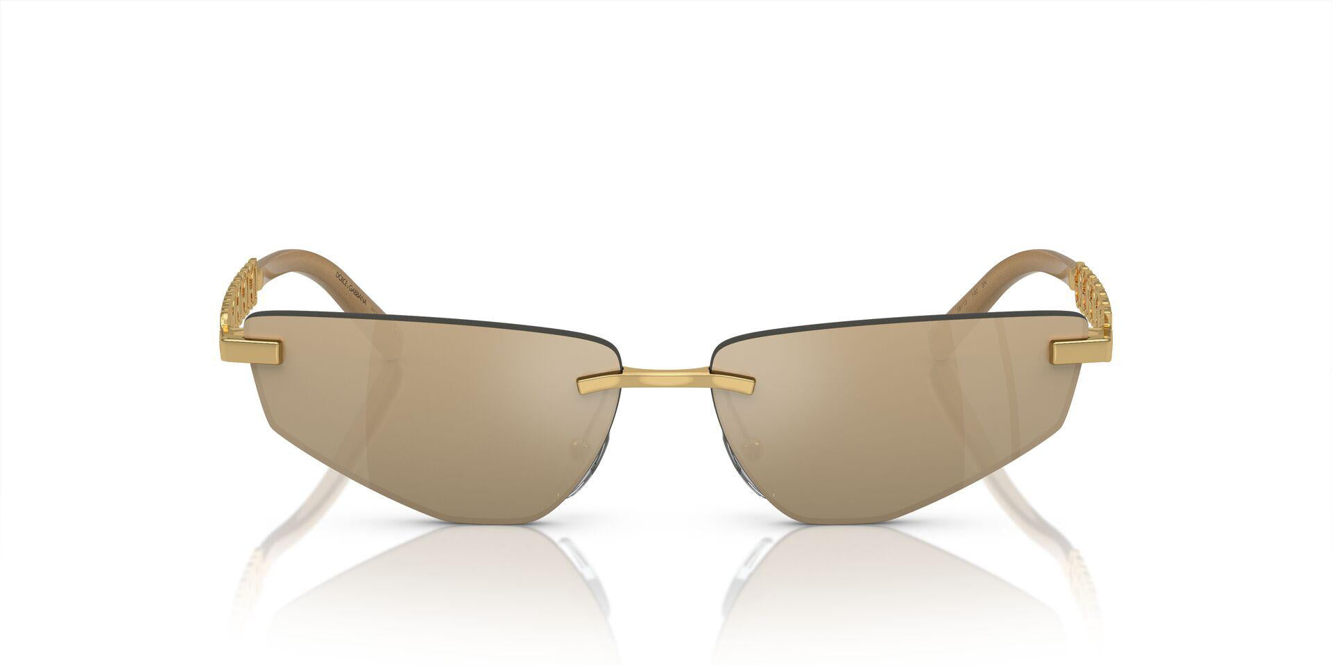 DG2301 Gold/Clear Mirror Real Yellow Gold M