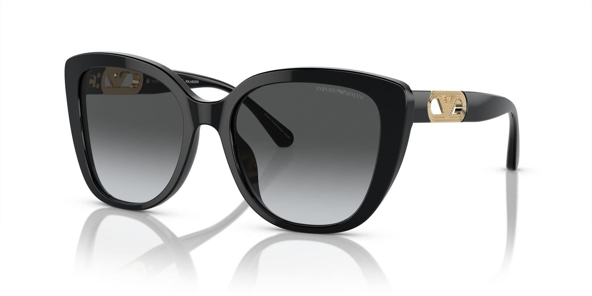 EA4214U Black/Polar Grey Gradient/Polarized S