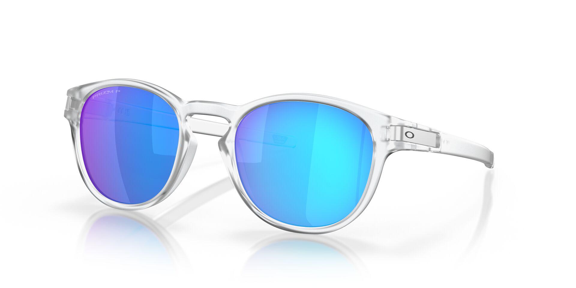 OO9265 White/Prizm Sapphire Polarized L