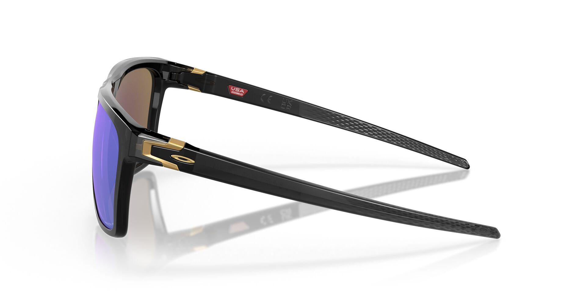 OO9100 Black/Prizm Sapphire Polarized L