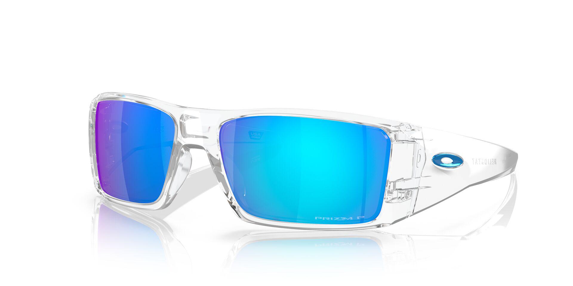 OO9231 Transparent/Prizm Sapphire Polarized S