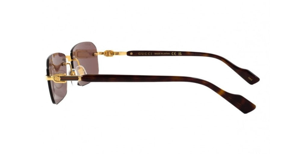 GG1221S Gucci Gold/Brown