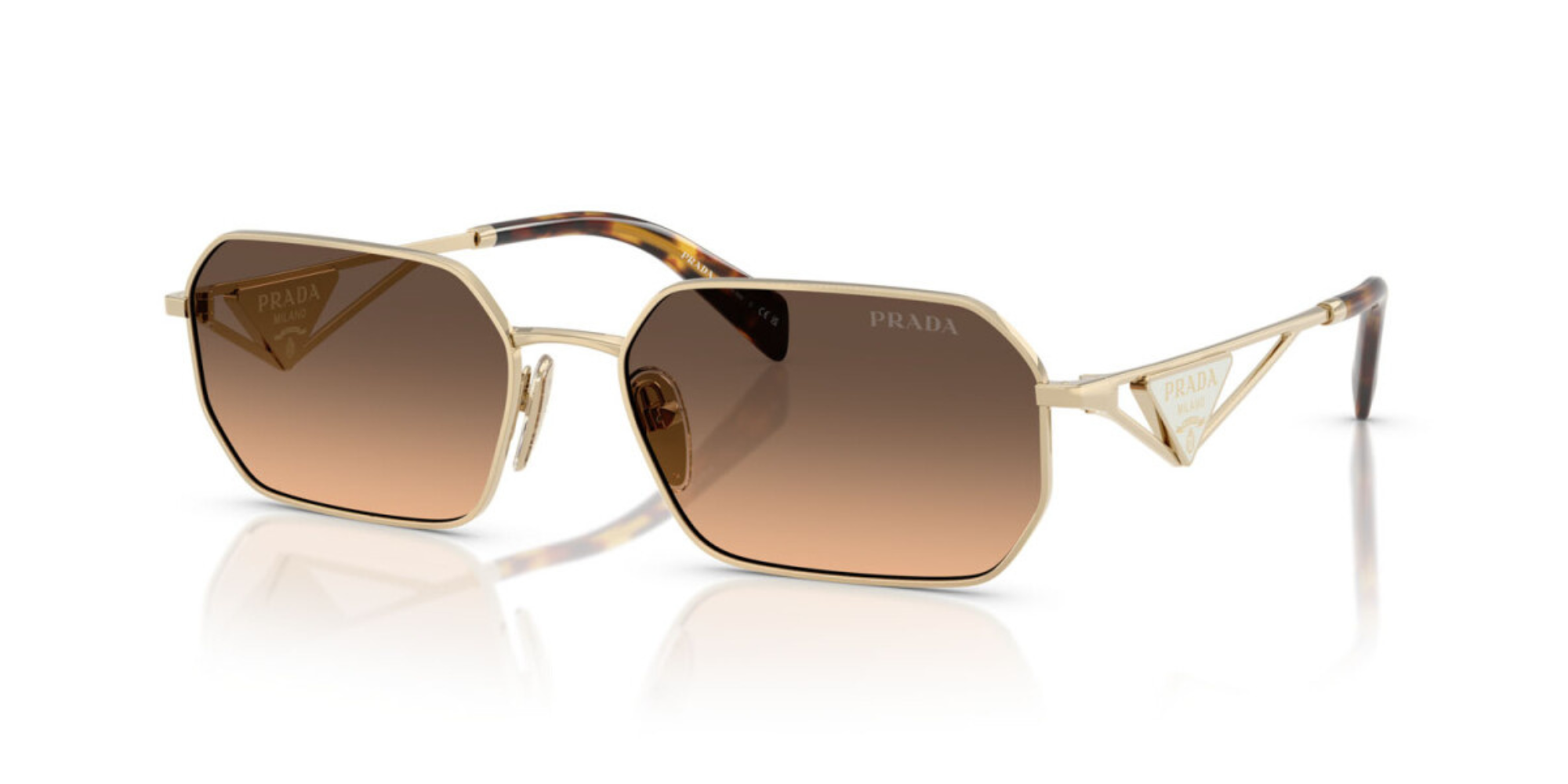 PR A51S Prada Gold/Brown Gradient XL