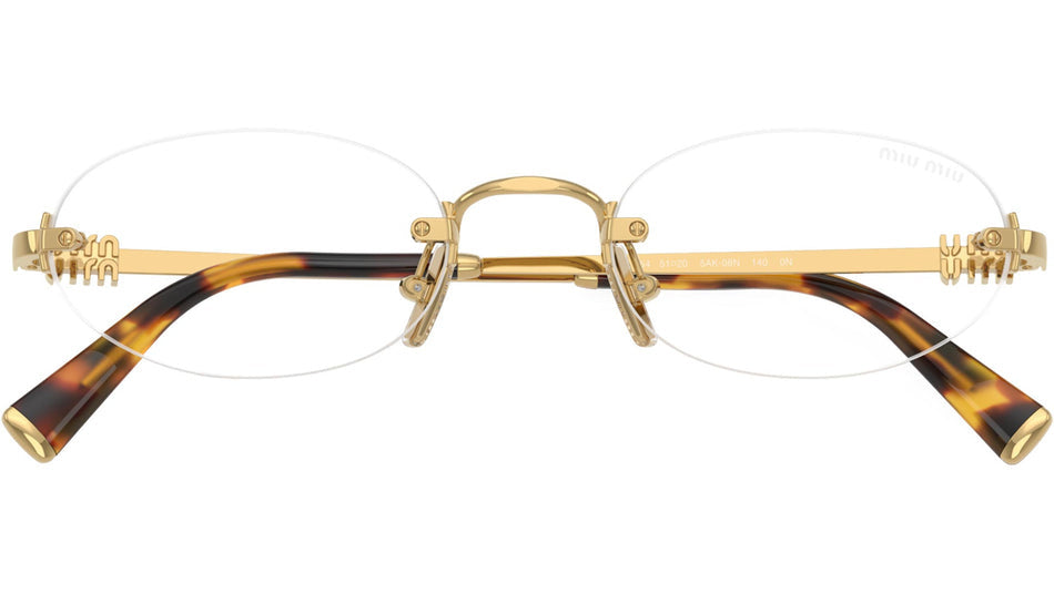 MU A54S Miu Miu Gold/Transparent S