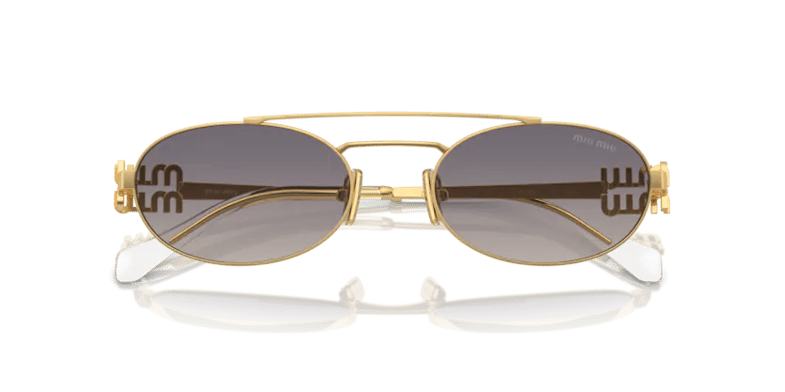 MU 54ZS Miu Miu Gold/Grey M