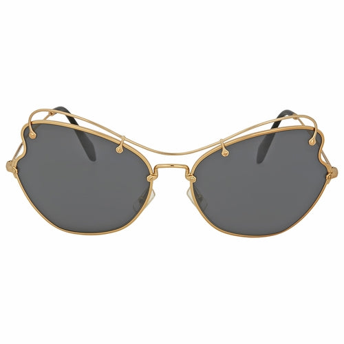 MU56RS 7OE1A1 Miu Miu Gold/Grey