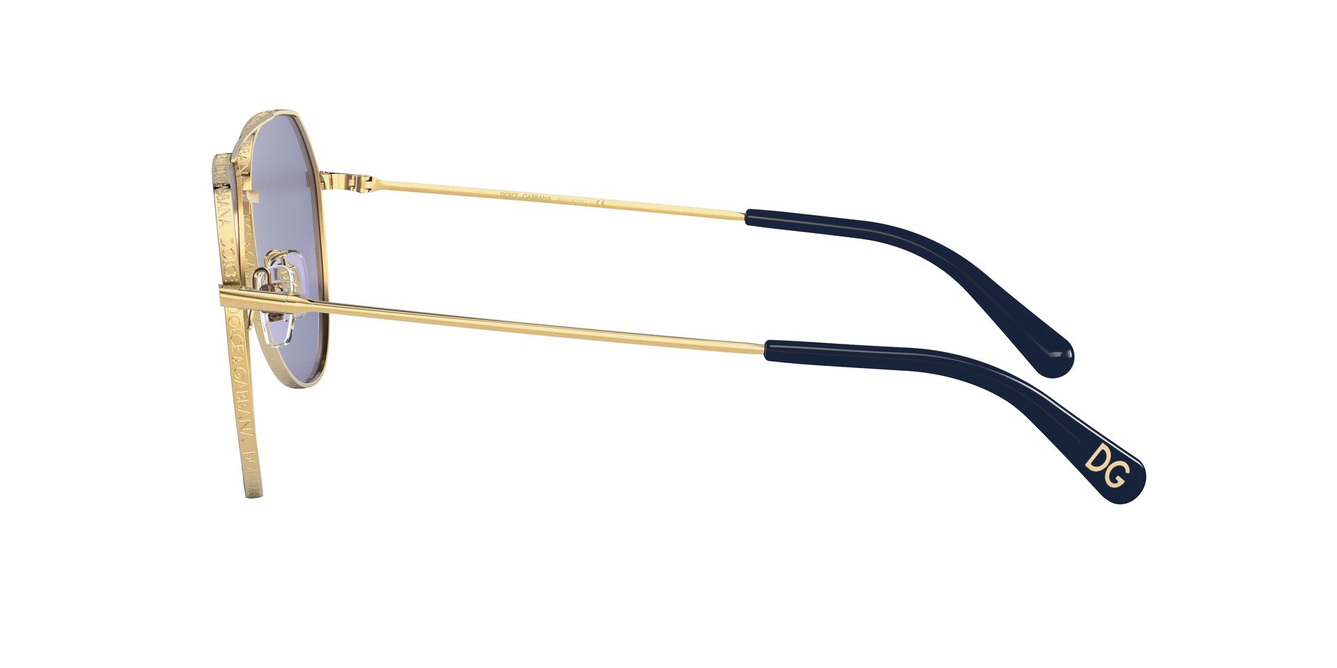 DG2244 Gold/Blue Mirror Gradient Gold L