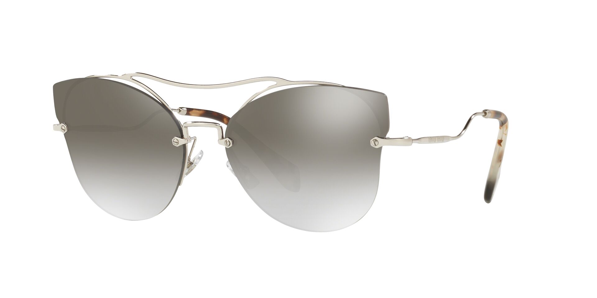 MU 52SS Silver/Gradient Grey Mirror Silver