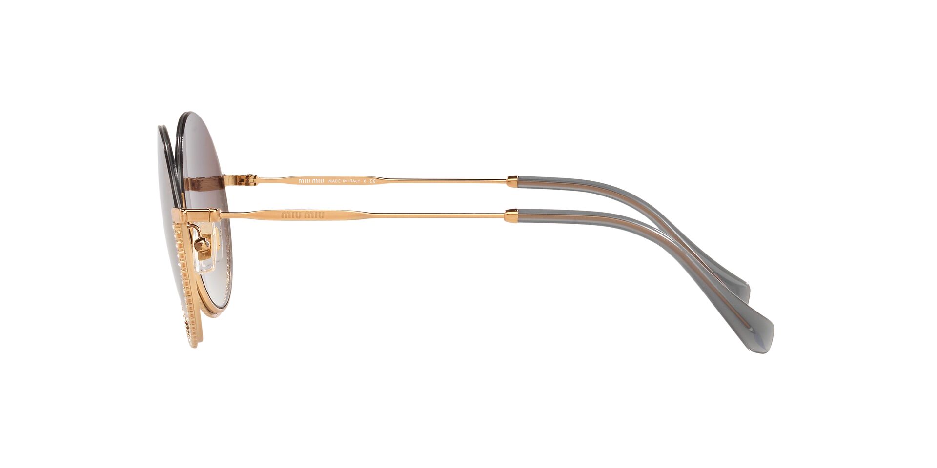 MU 69US Gold/Gradient Grey Mirror Silver L