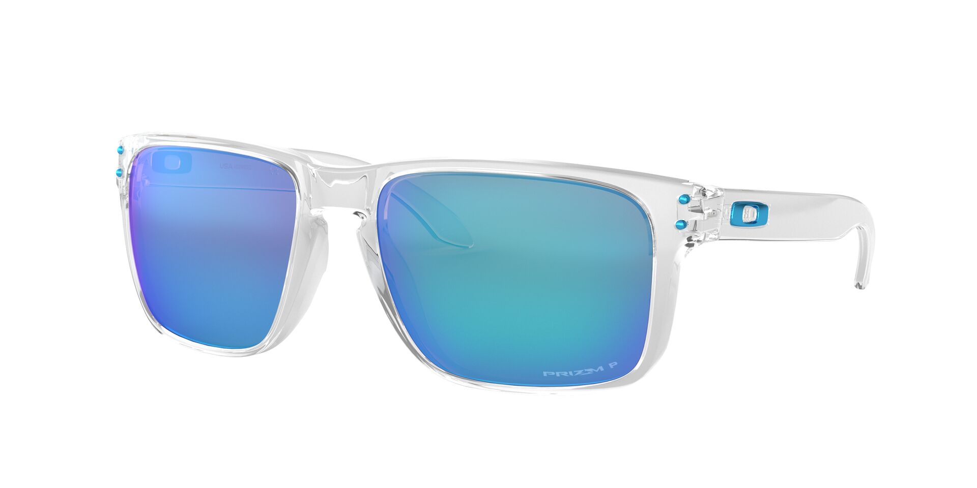 OO9417 Transparent/Prizm Sapphire Polarized L