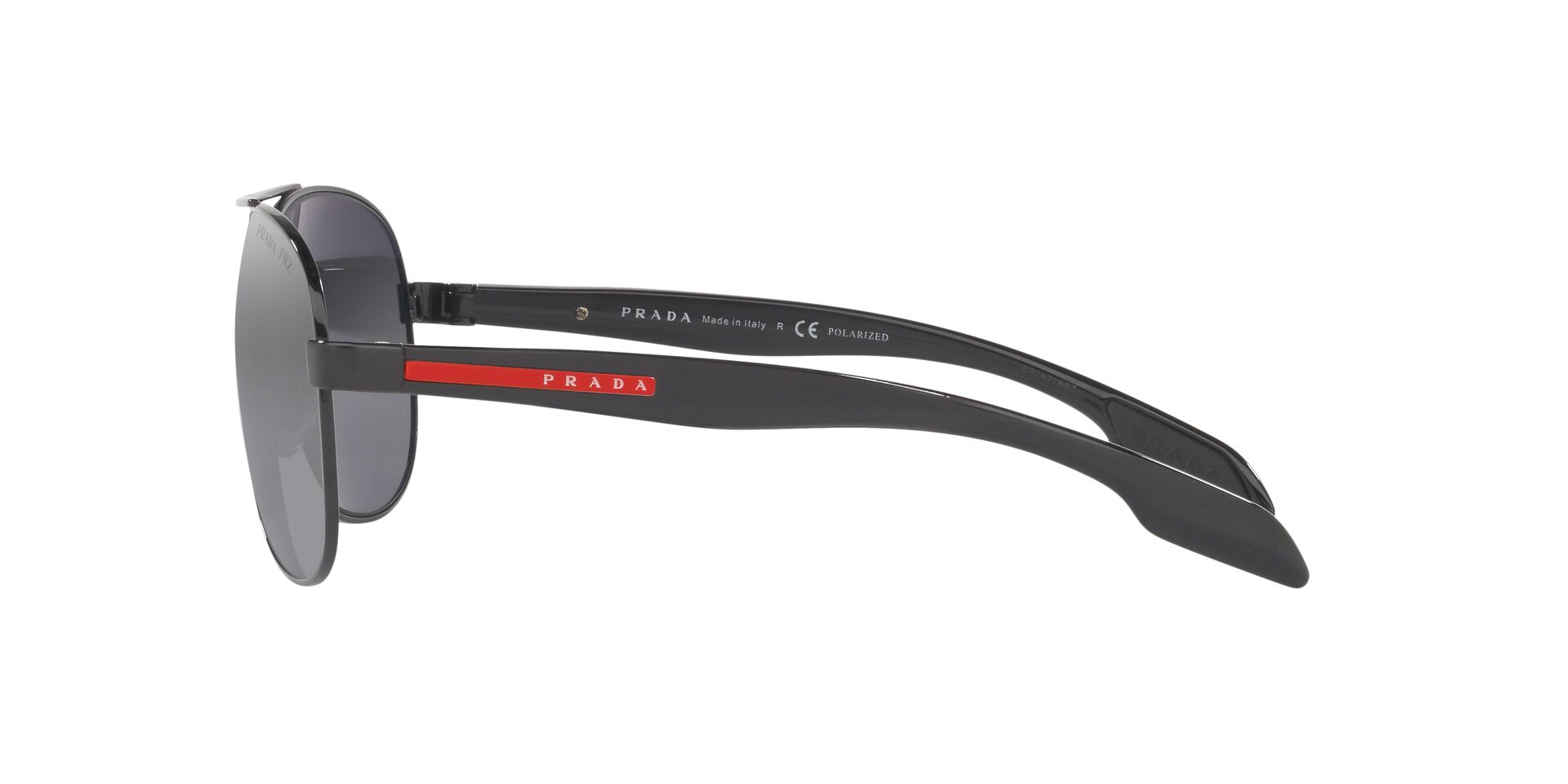 PS 53PS Black/Grey Mirror Silver Gradient/Polarized XL