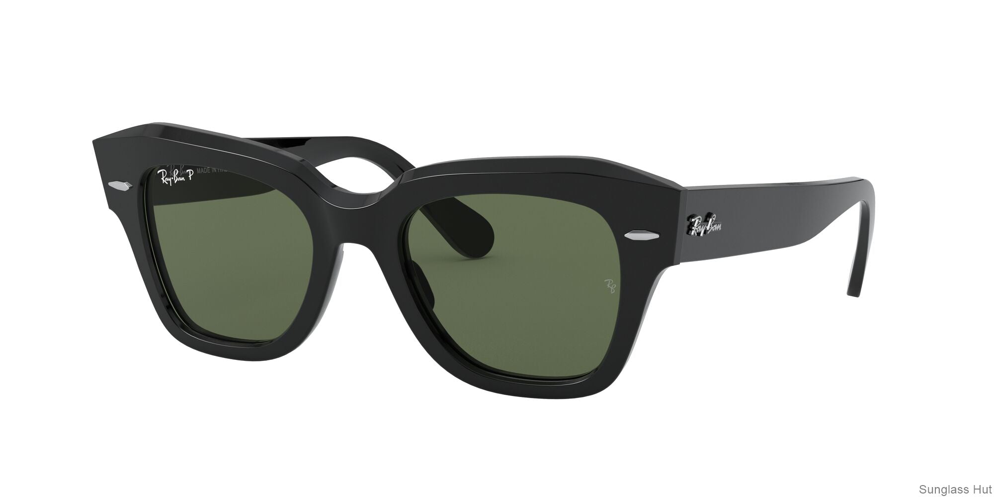 RB2186 Black/Polarized Green Classic G-15/Polarized STD