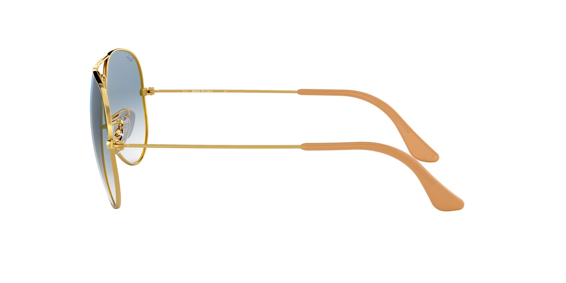 RB3025 Gold/Light Blue Gradient S