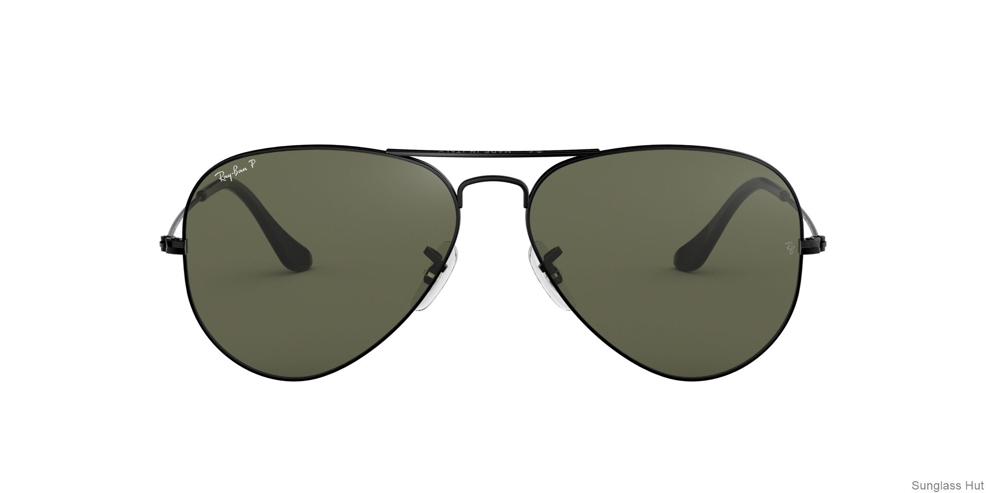 RB3025 Black/Polarized Green Classic G-15/Polarized STD