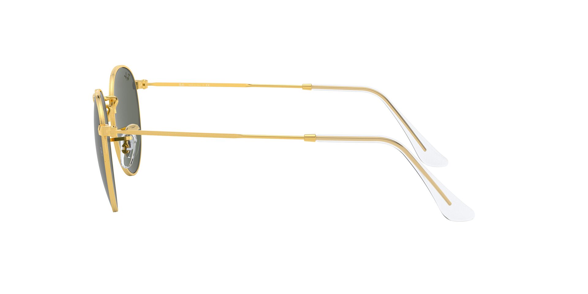 RB3447 Round Metal Legend Gold Gold/Green L