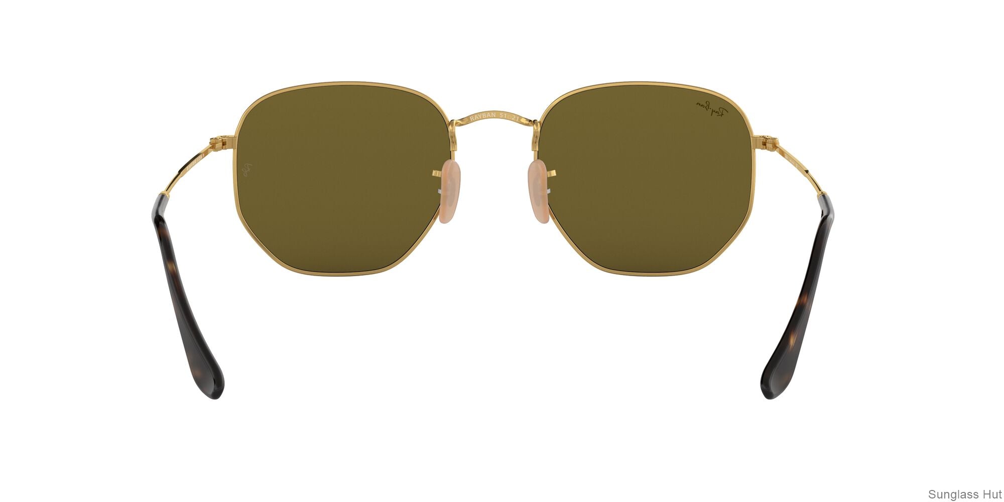 RB3548N Gold/Light Blue Gradient Flash STD
