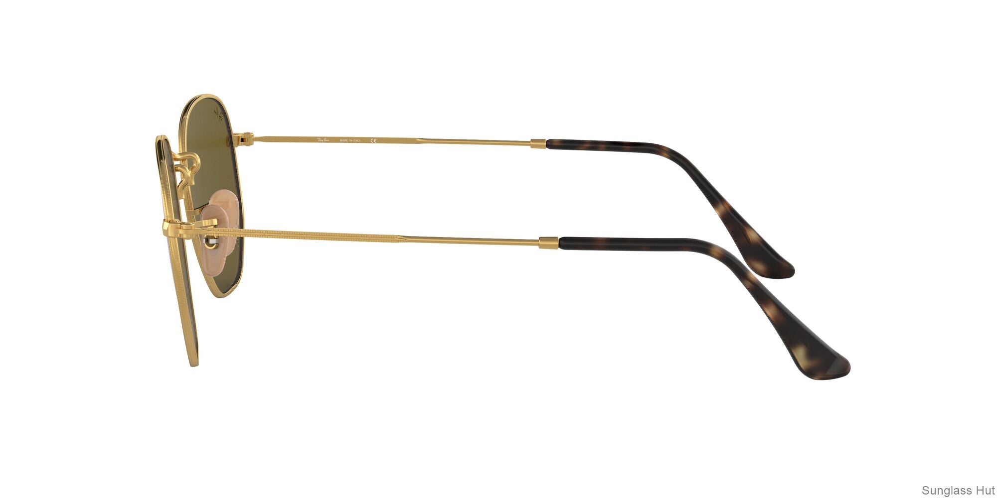 RB3548N Gold/Light Blue Gradient Flash STD