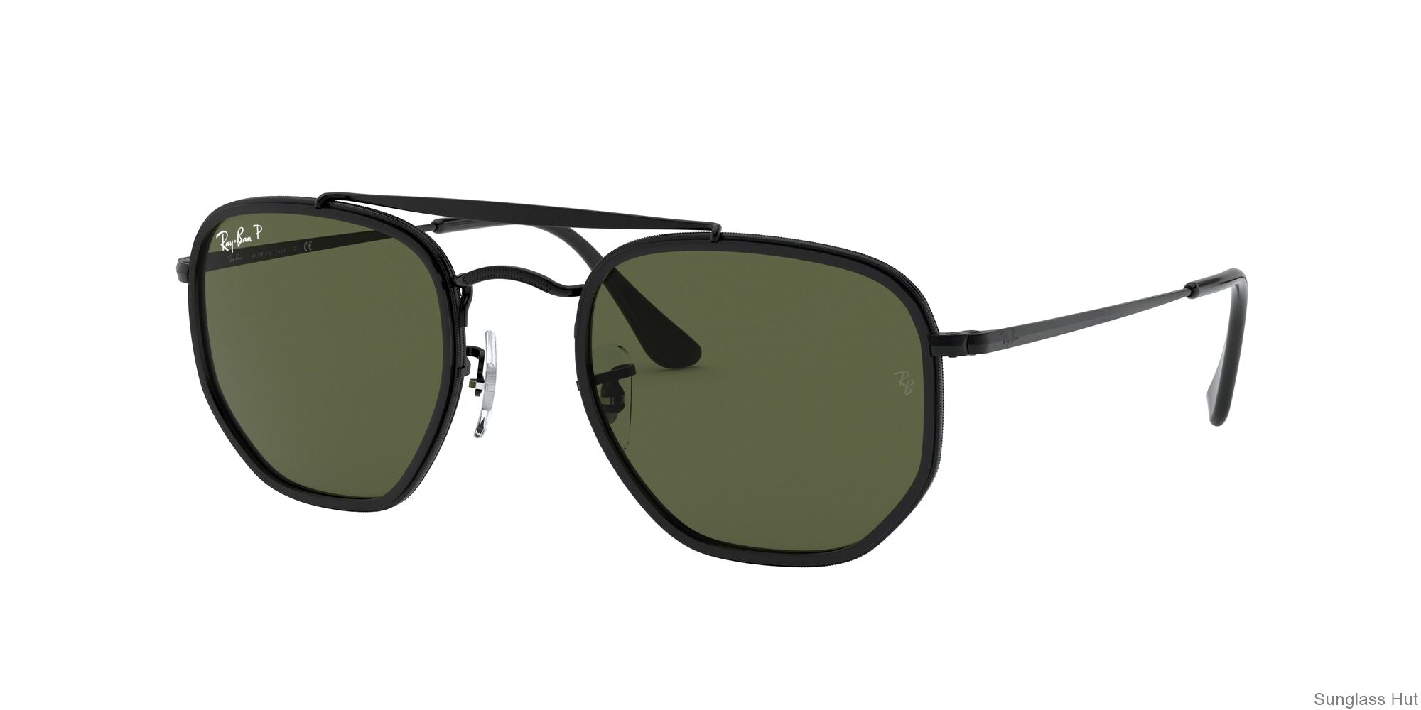RB3648M Black/Polarized Green Classic G-15/Polarized STD