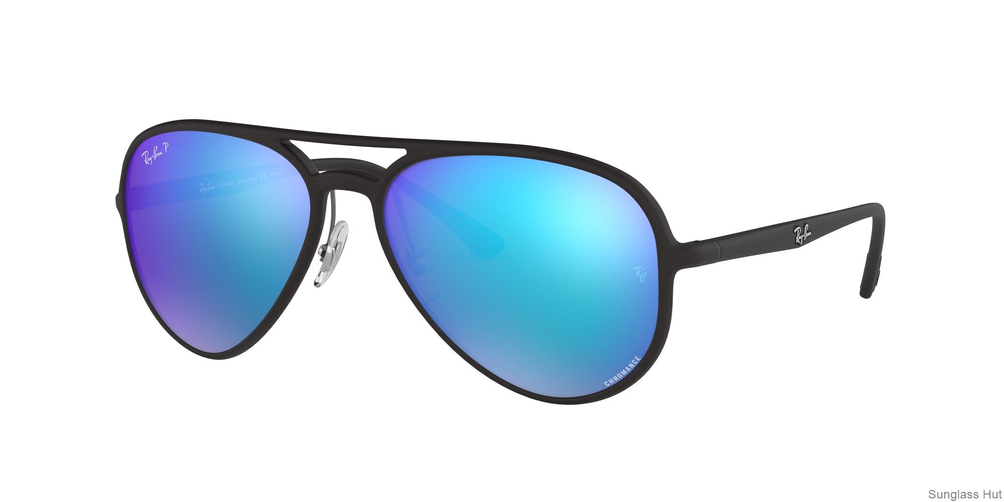 RB4320CH Black/Blue Gradient Mirror Chromance/Polarized STD