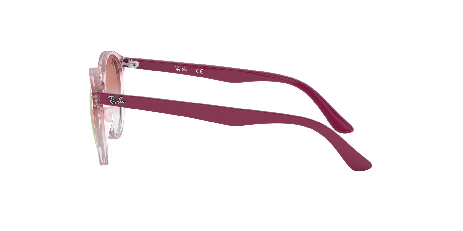 RJ9064S Pink/Clear Gradient Red Mirror Red 7-10 Years
