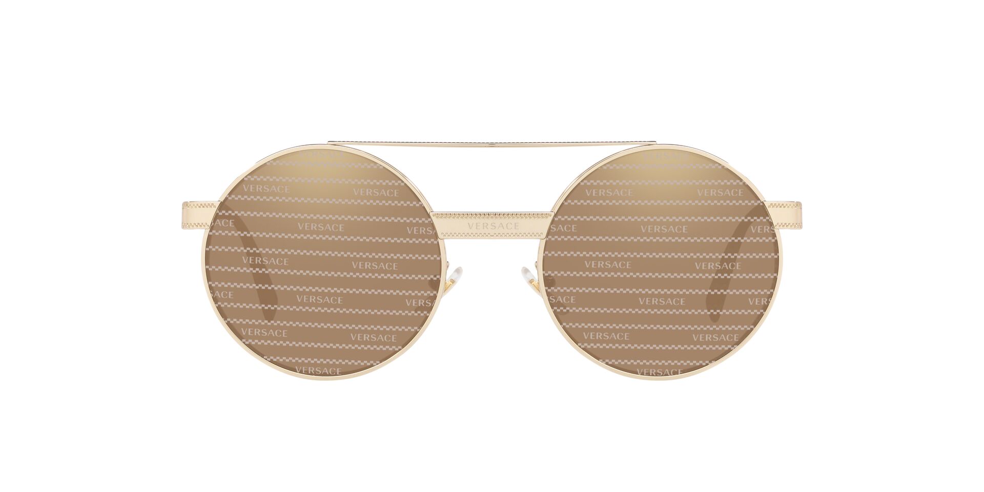 VE2210 Gold/Brown Tampo Versace M
