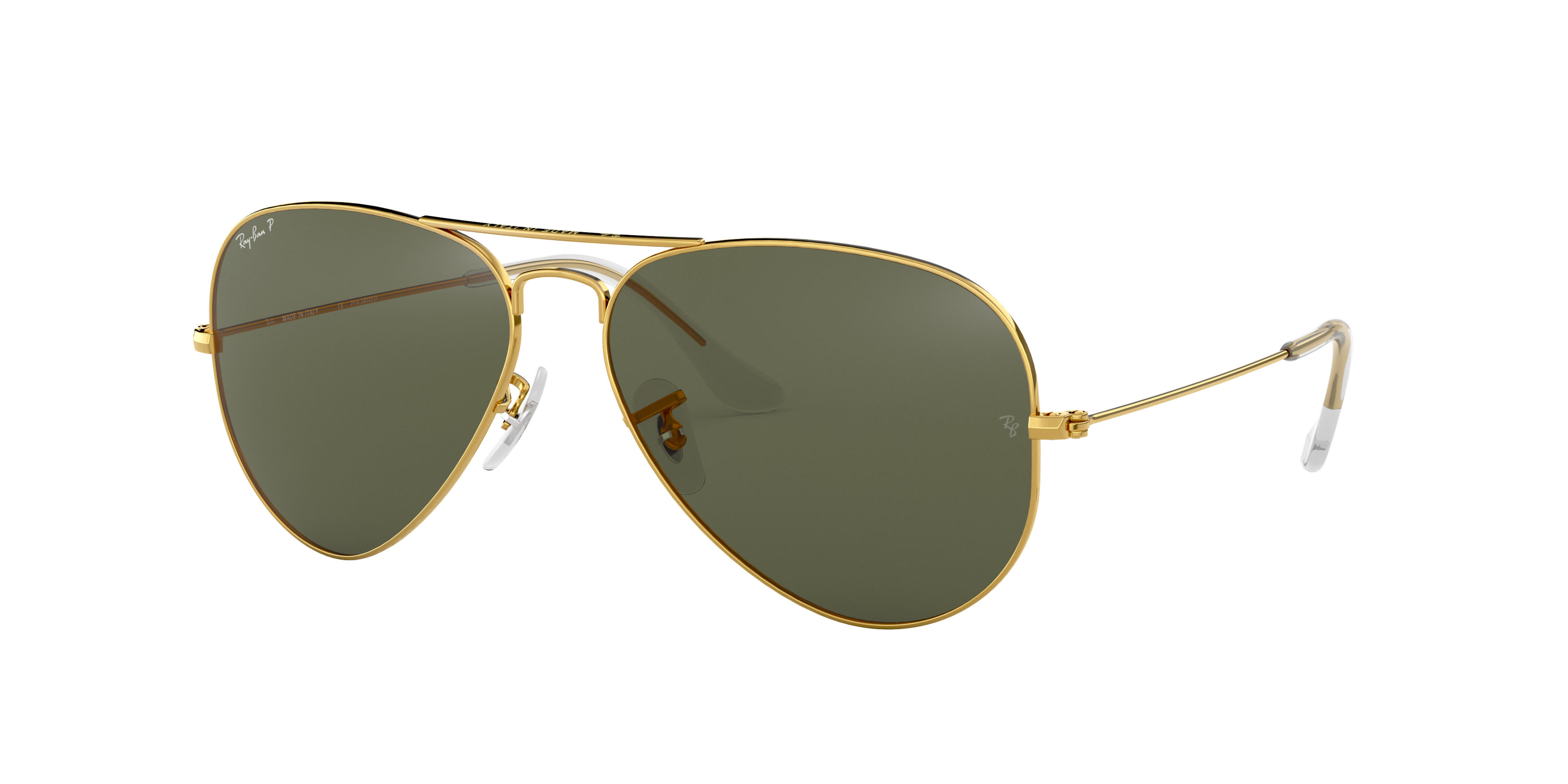 RB3025 Gold/Polarized Green Classic G-15/Polarized L