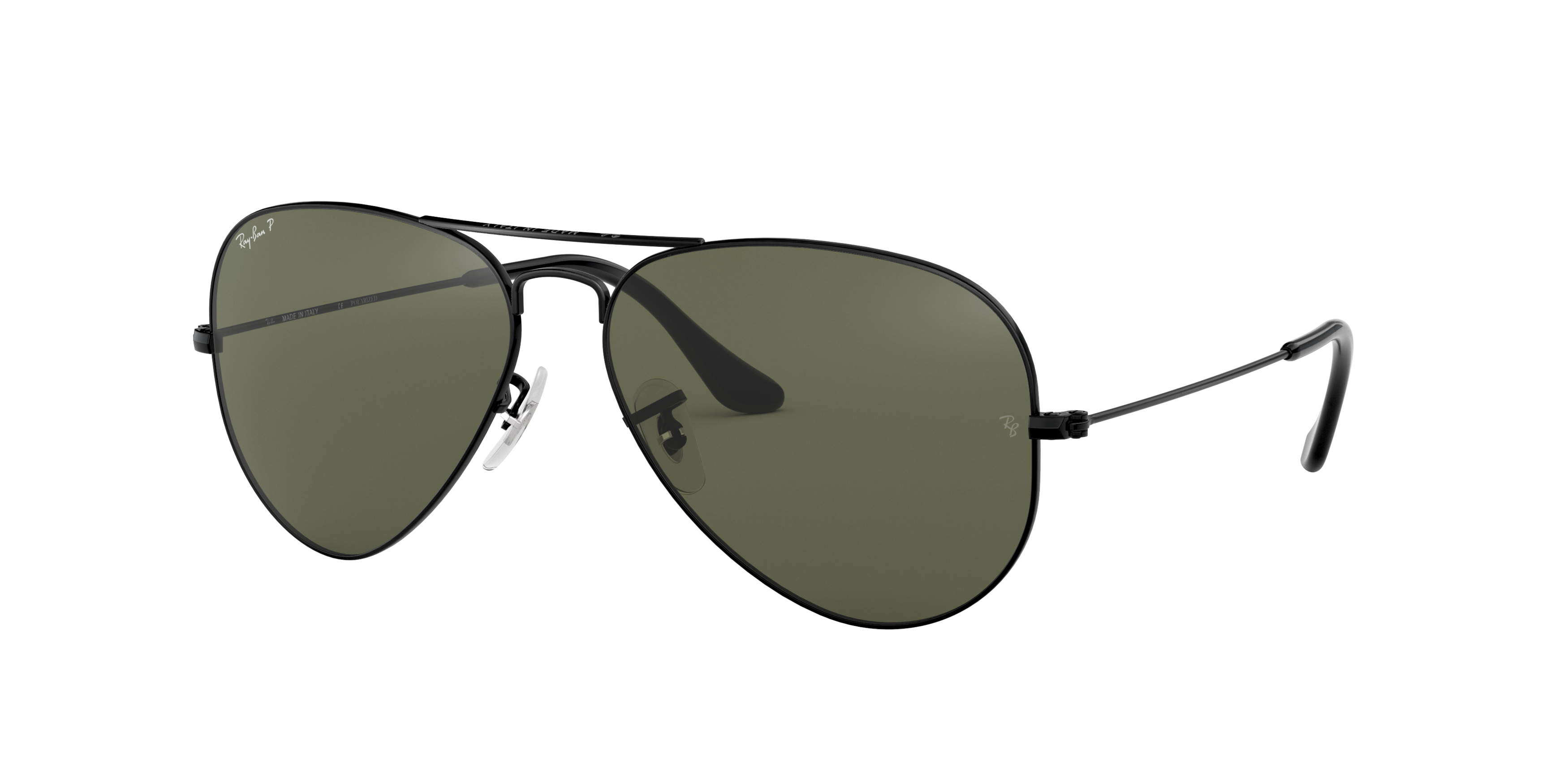 RB3025 Black/Polarized Green Classic G-15/Polarized