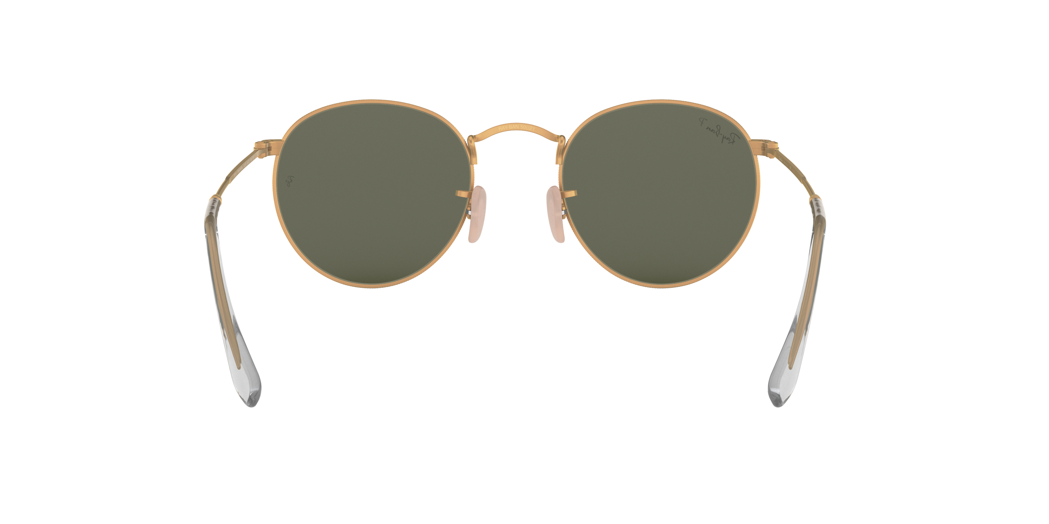 RB3447 Ray-Ban ROUND METAL Gold/Green S