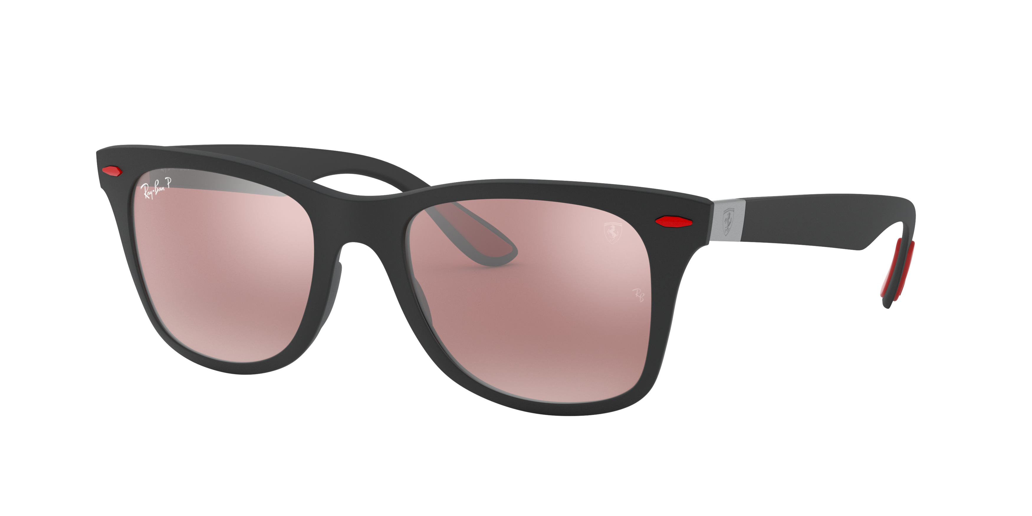 RB4195M Black/Purple/Silver Mirror Chromance Polarized STD