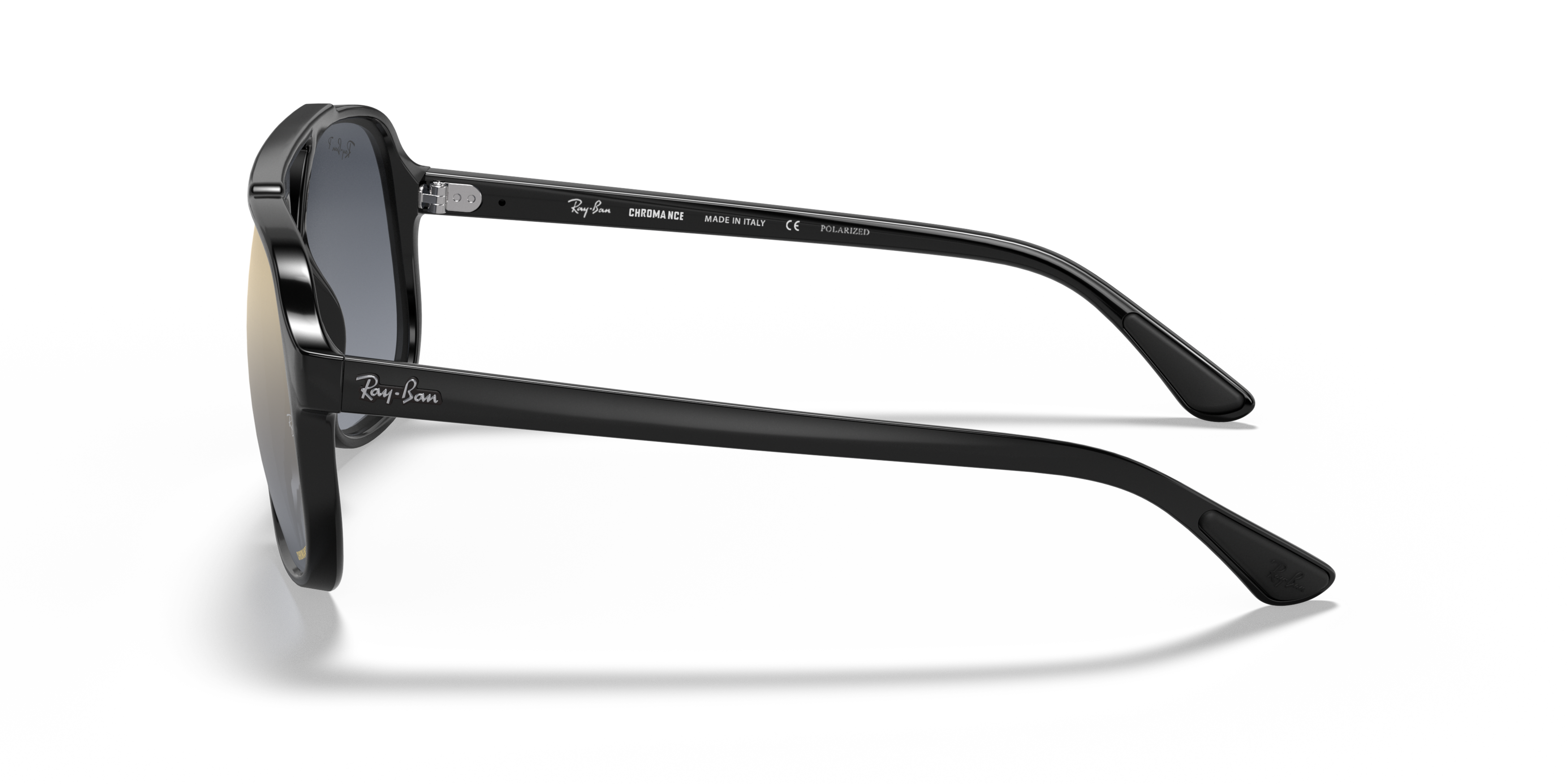 RB4312CH Black/Blue/Brown Mirror Gradient Chromance Polarized STD