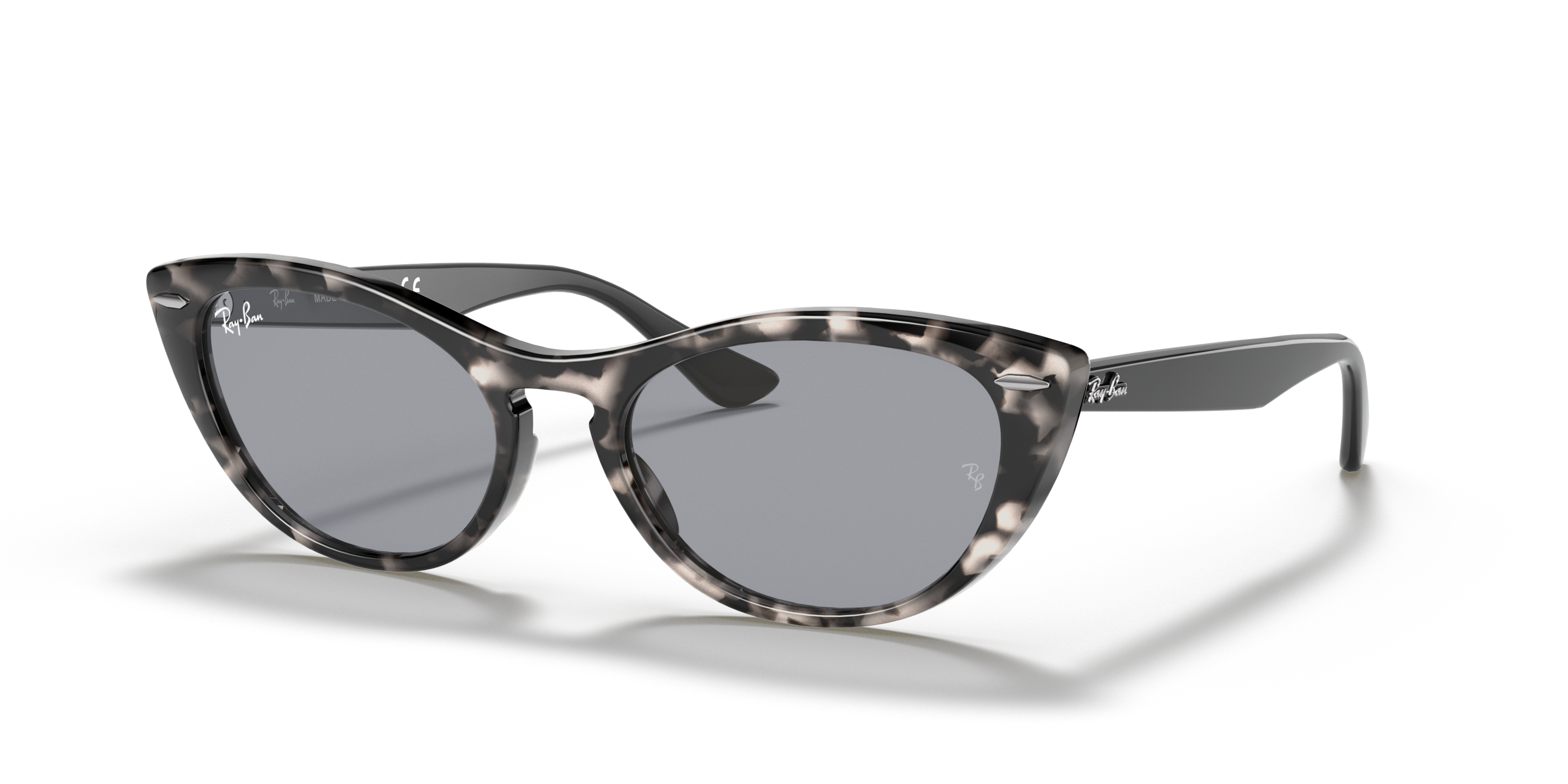 RB4314N Black/Blue Mirror Gold STD
