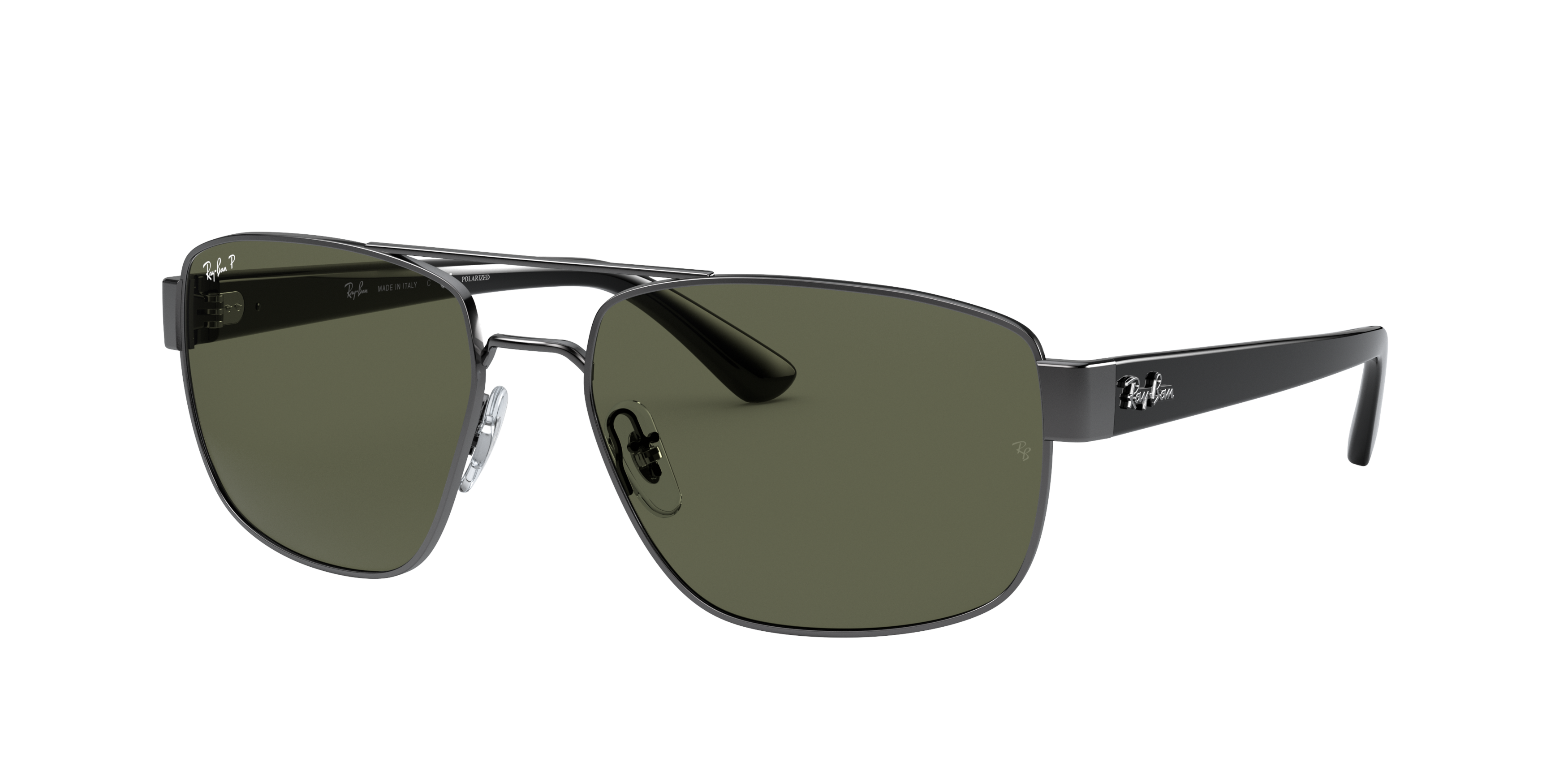 RB3663 Grey/Polarized Green Classic G-15/Polarized STD