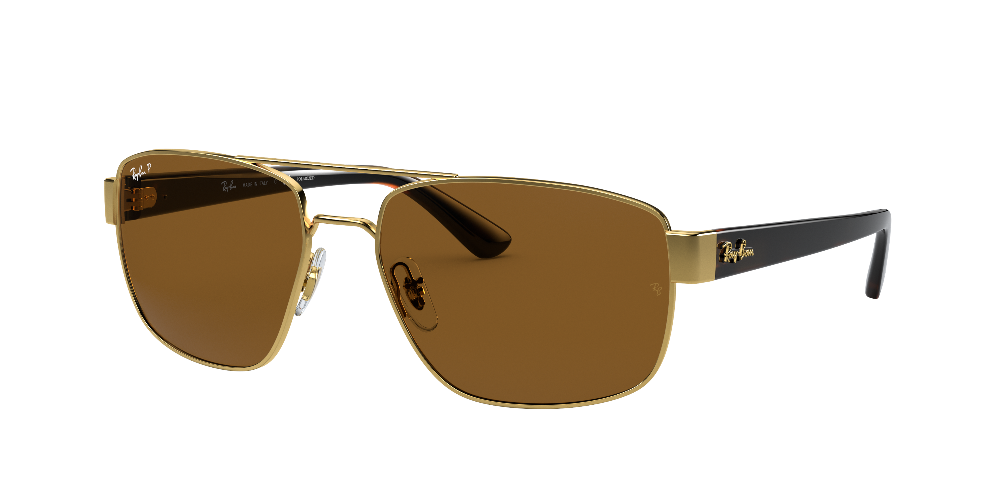 RB3663 Black/Polarized Brown Classic B-15/Polarized STD