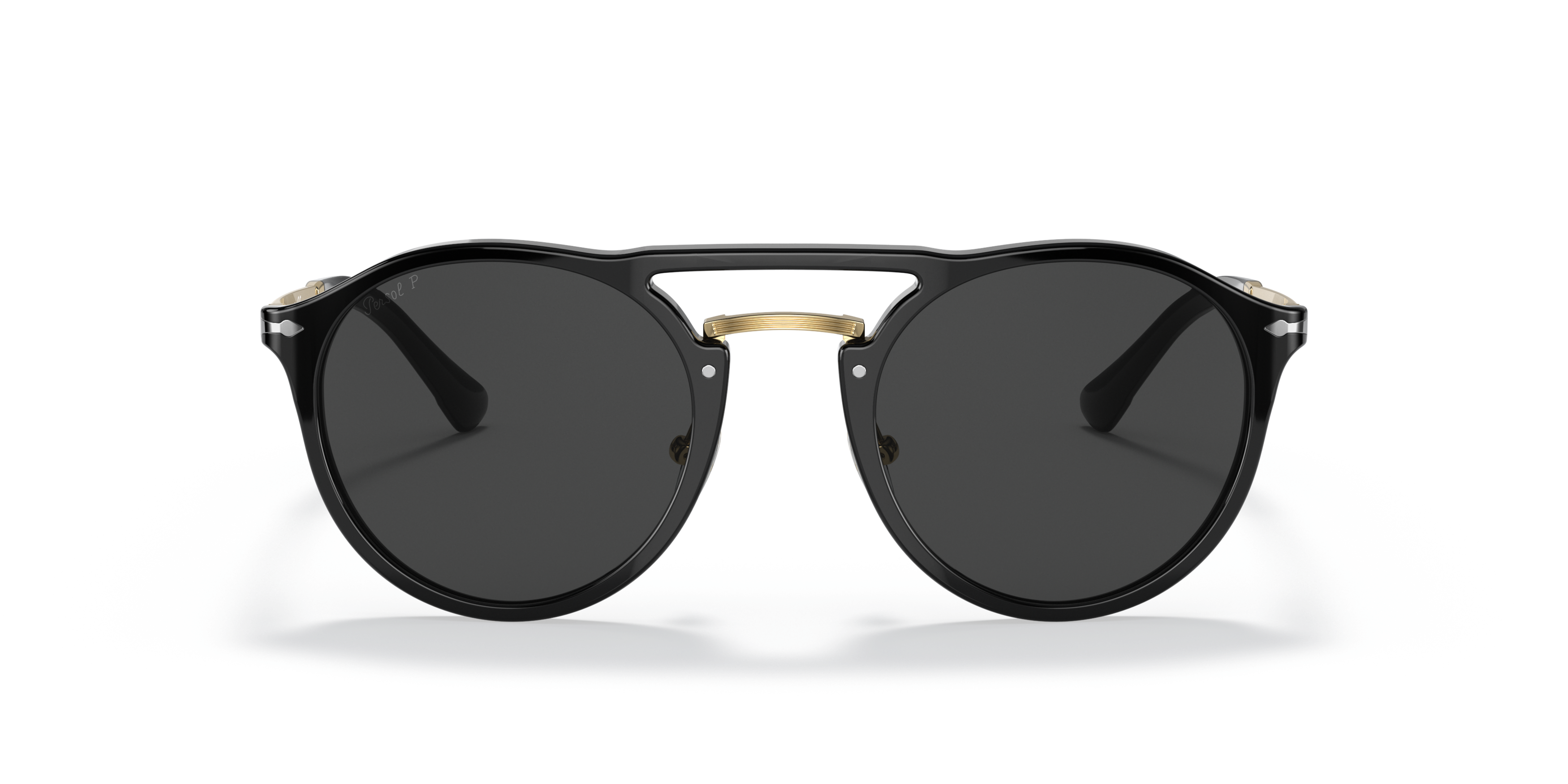 PO3264S Gold/Polarized Dark Black/Polarized Standard