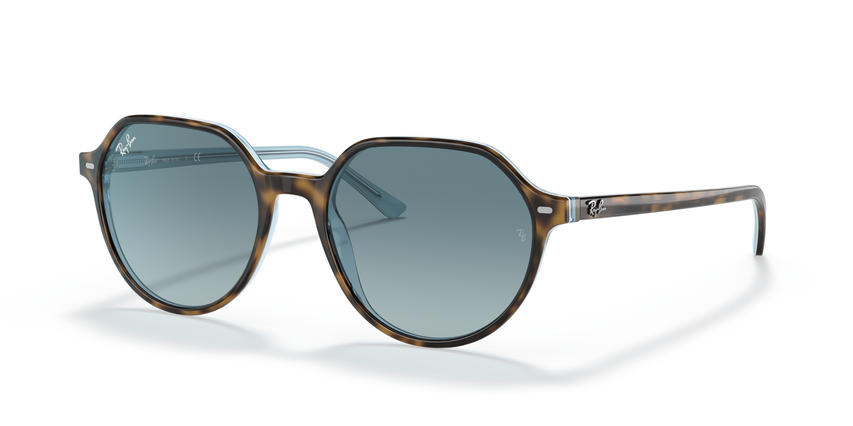 RB2195 Tortoise/Blue Gradient Grey S