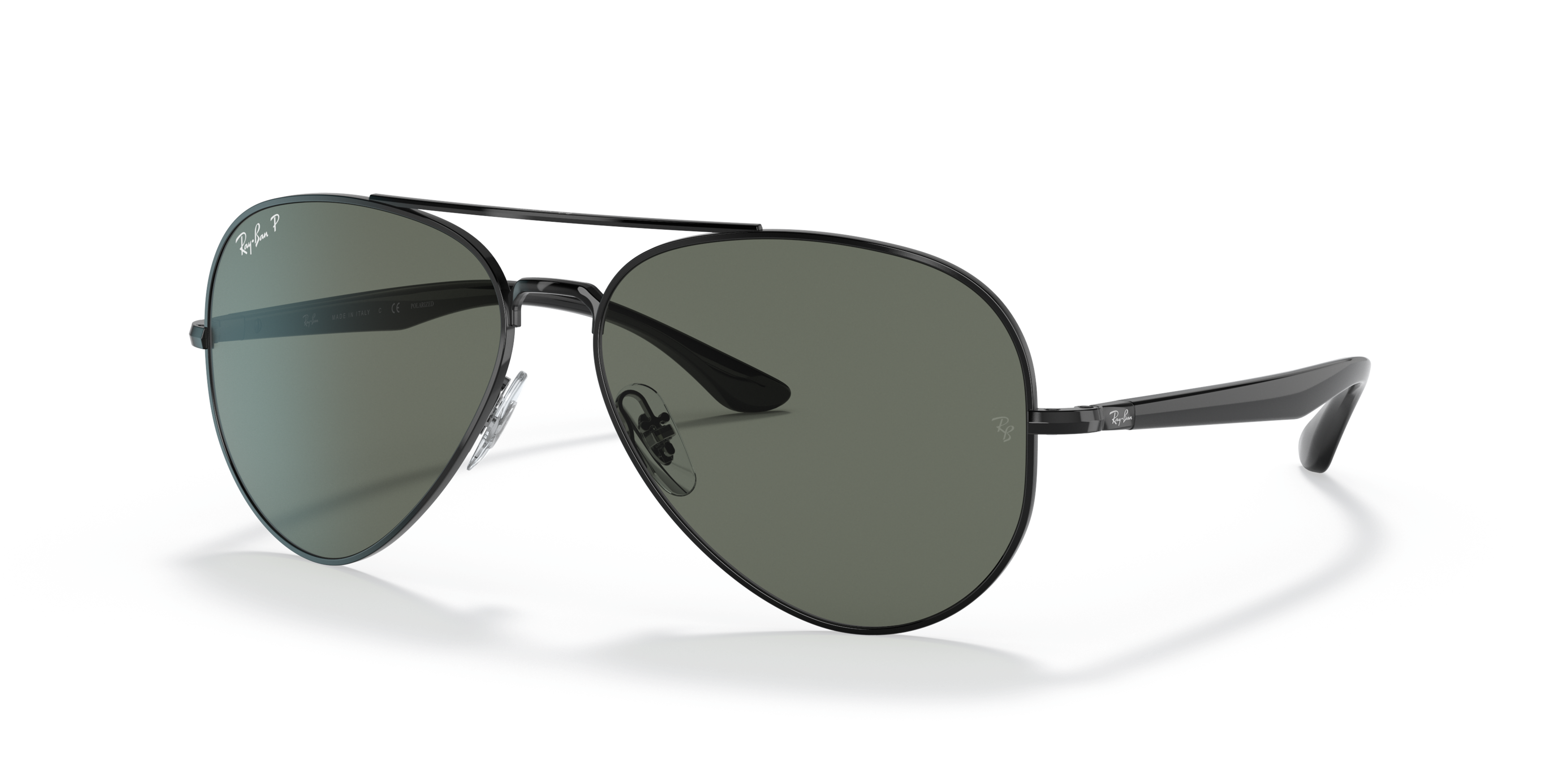 RB3675 Black/Polarized Green Classic G-15/Polarized STD