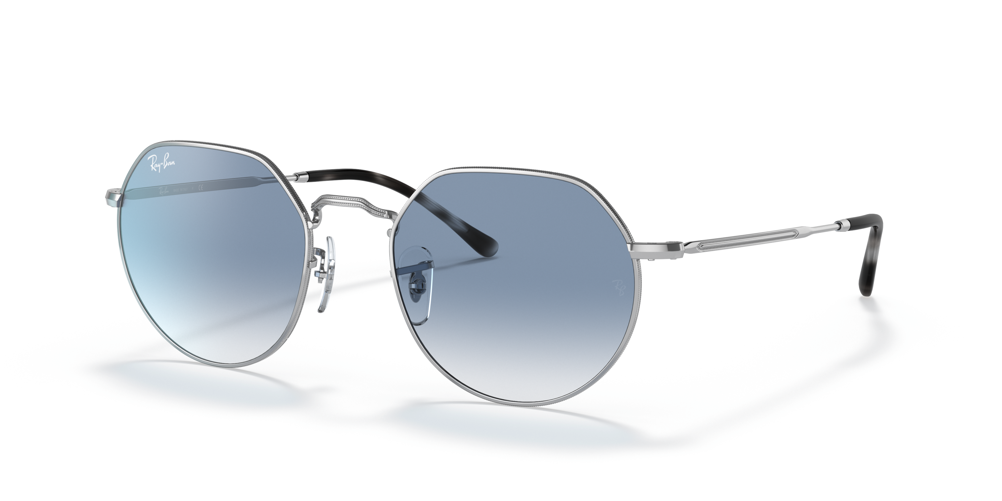 RB3565 Silver/Light Blue Gradient STD
