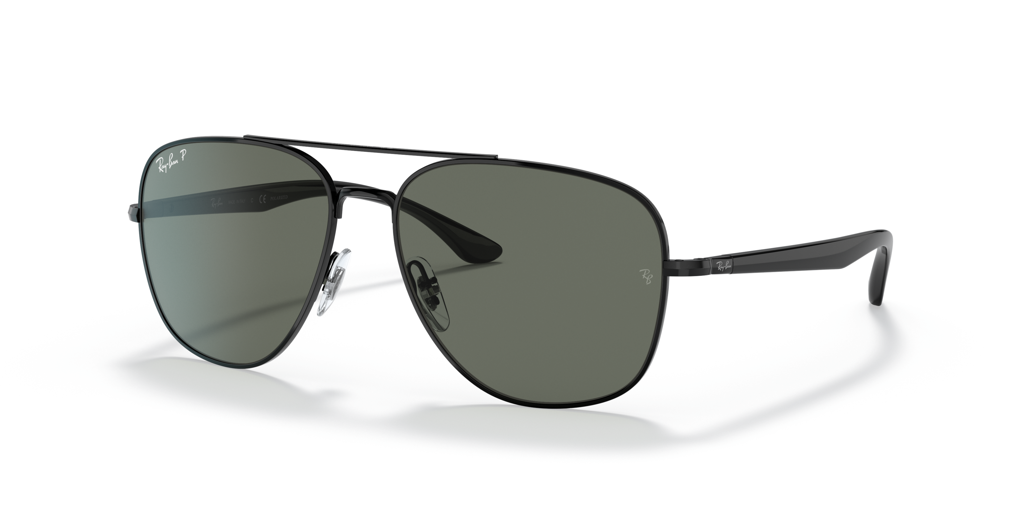 RB3683 Black/Polarized Green Classic G-15/Polarized STD