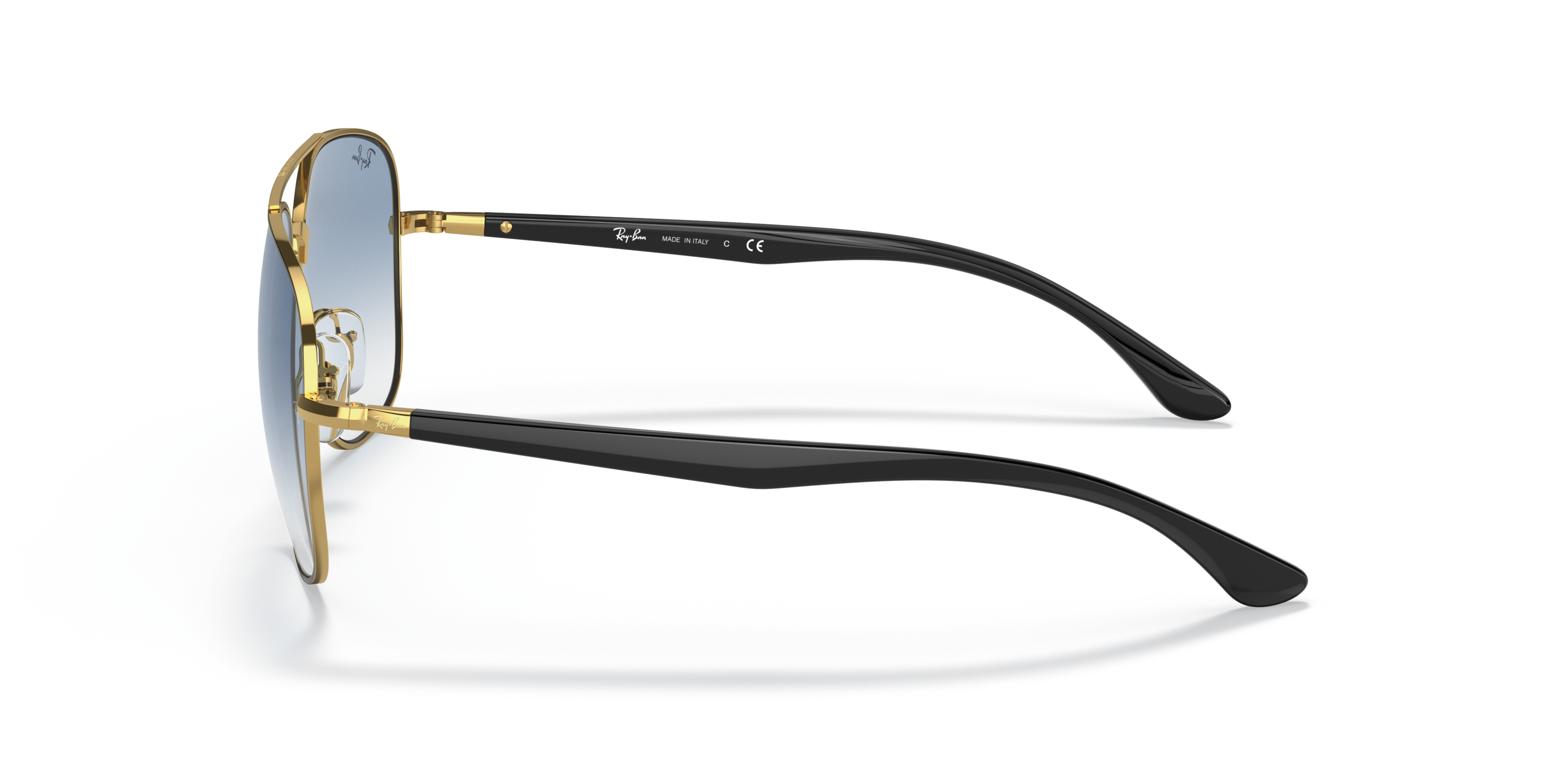 RB3683 Black/Light Blue Gradient STD