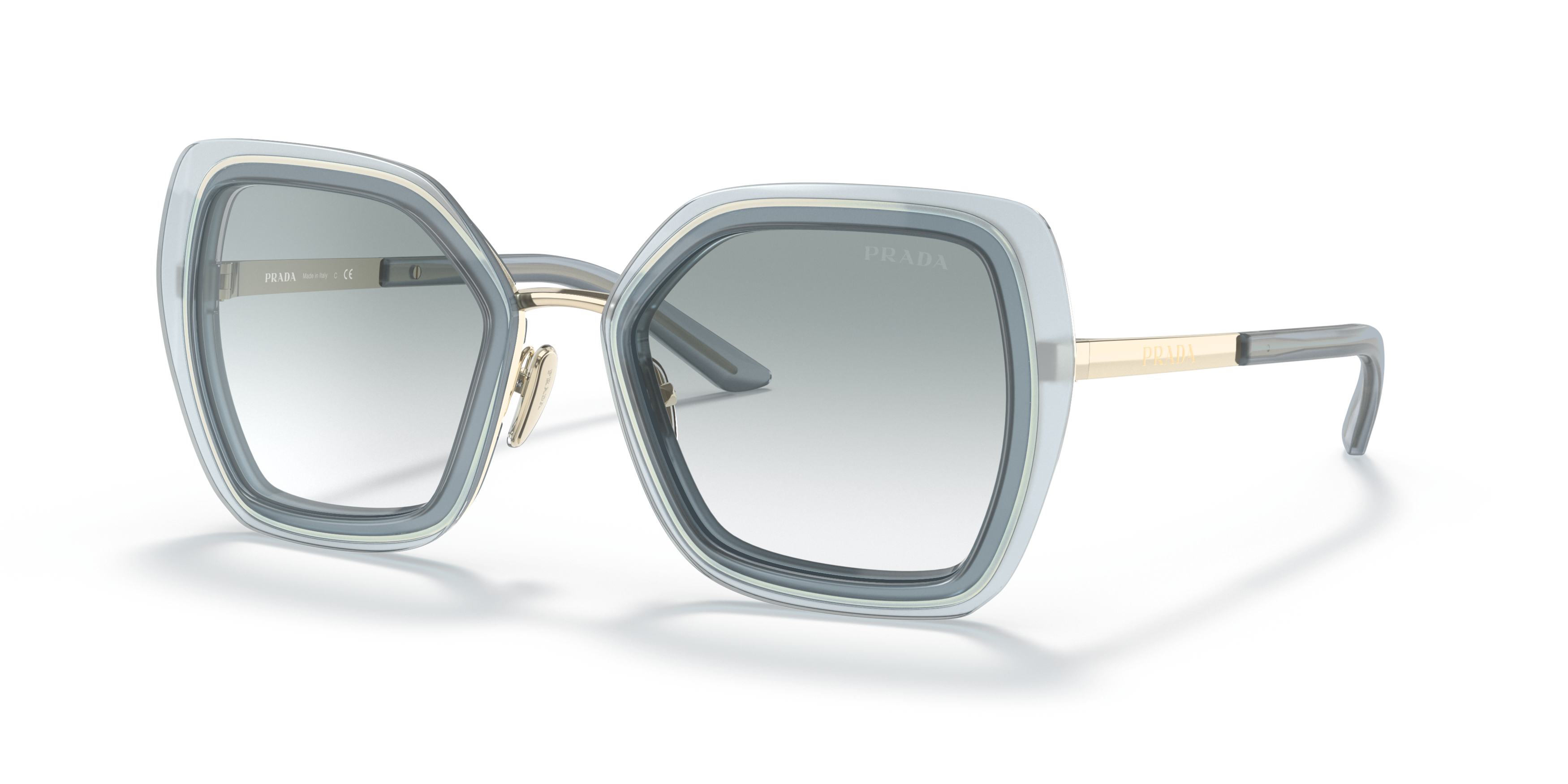 PR 53YS Gradient Light Blue/Polarized